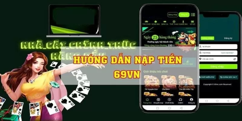 Hướng dẫn nạp tiền 69VN thông qua chuyển khoản